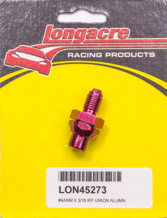 LONGACRE  Brake Fitting #4-3/16in Bulkhead   LON52-45273