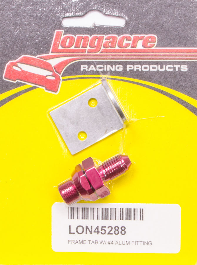 LONGACRE  Brake Fitting w/Tab #4-3/16in Bulkhead  LON52-45288