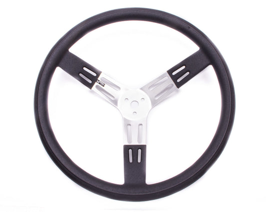 LONGACRE  17in. Steering Wheel Black Alum. Smooth Grip   LON52-56811