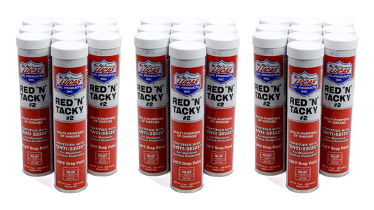 LUCAS OIL  Red-N-Tacky Grease Case/30-14oz Tube   LUC10005-30