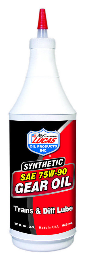 LUCAS OIL  75w90 Synthetic Gear Oil 1 Qt   LUC10047