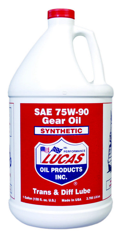 LUCAS OIL  75w90 Synthetic Gear Oil 1 Gal   LUC10048