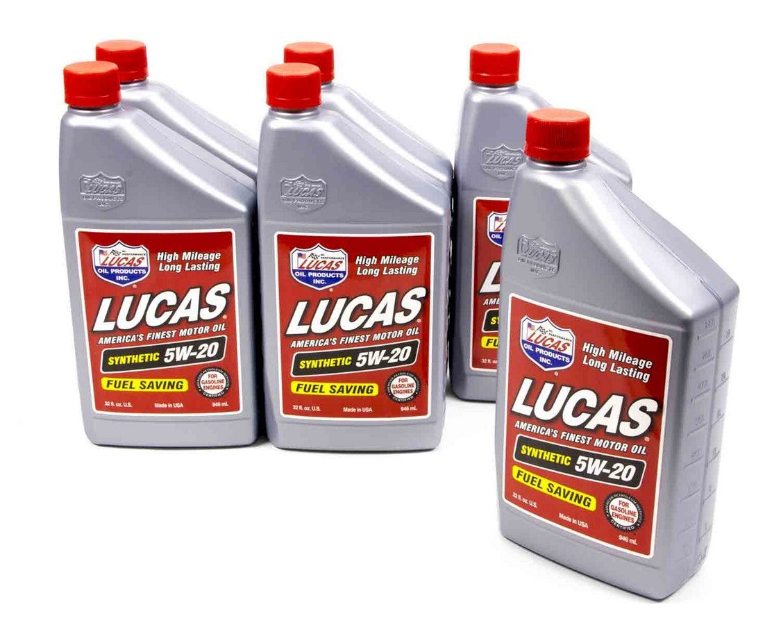 LUCAS OIL  Synthetic 5w20 Oil 6x1 Qt   LUC10082-6