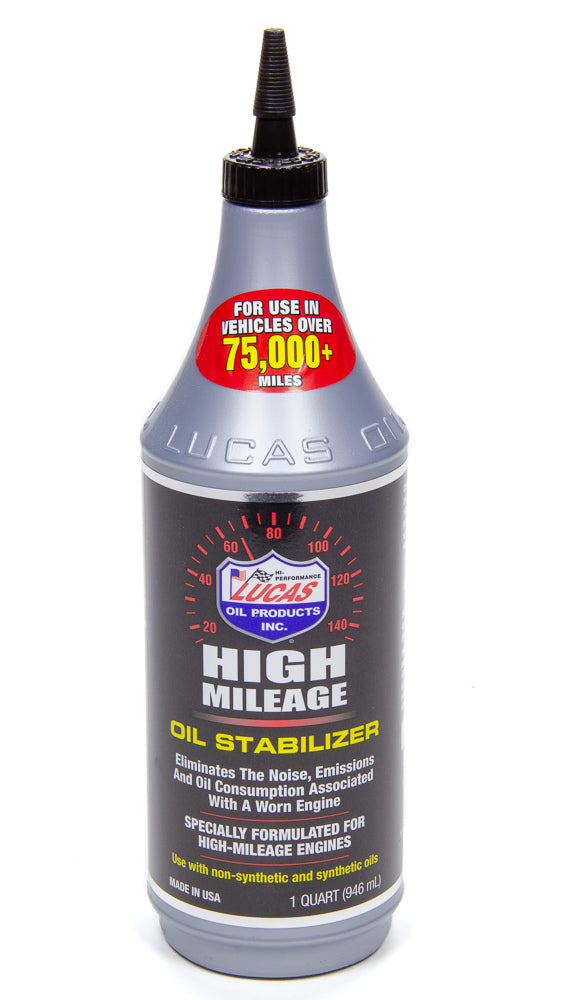 LUCAS OIL  High Mileage Oil Stabili zer 1 Qt.   LUC10118