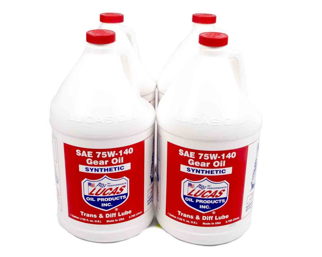 LUCAS OIL  Synthetic 75w140 Trans/ Diff Lube 4x1 Gal   LUC10122-4