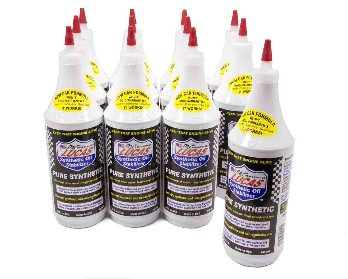 LUCAS OIL  Synthetic H/D Oil Stabi- lizer 12x1 Qt   LUC10130-12