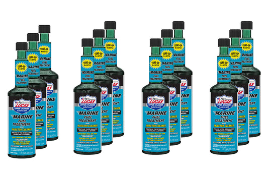 LUCAS OIL  Marine Fuel Treatment Case 12 x 16 Ounces  LUC10150-12