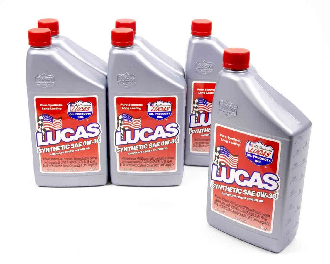 LUCAS OIL  Synthetic 0w30 Oil 6x1 Qt   LUC10179-6