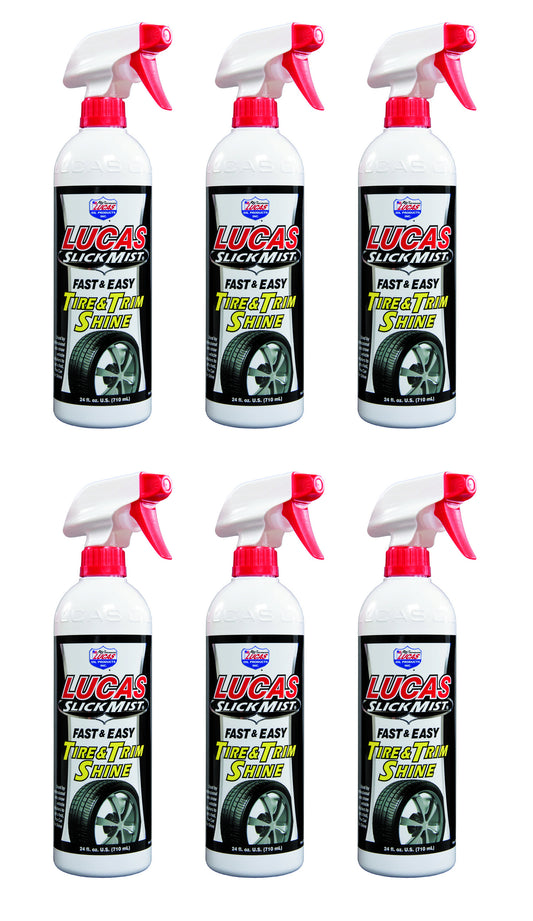LUCAS OIL  Slick Mist Tire & Trim Shine 6x24oz   LUC10513-6