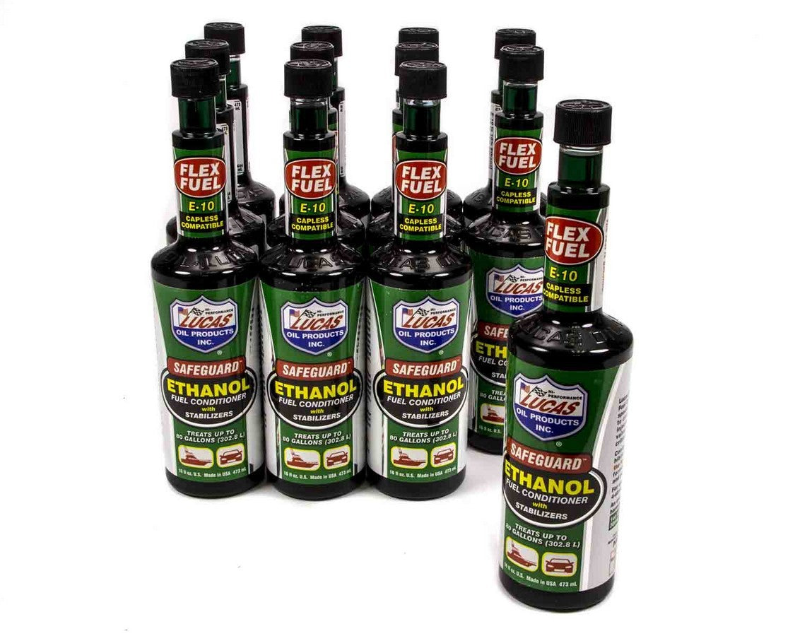 LUCAS OIL  Safegaurd Ethanol Fuel Conditioner 12x16oz   LUC10576-12