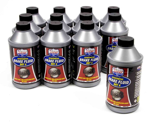 LUCAS OIL  Brake Fluid Dot 4 Case 12x12oz   LUC10827-12