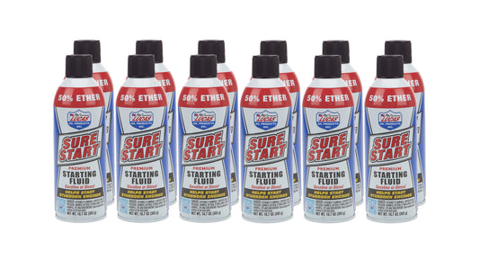 LUCAS OIL  Sure Start Starting Flui d Case 12 x 10.7 Ounce   LUC11238-12