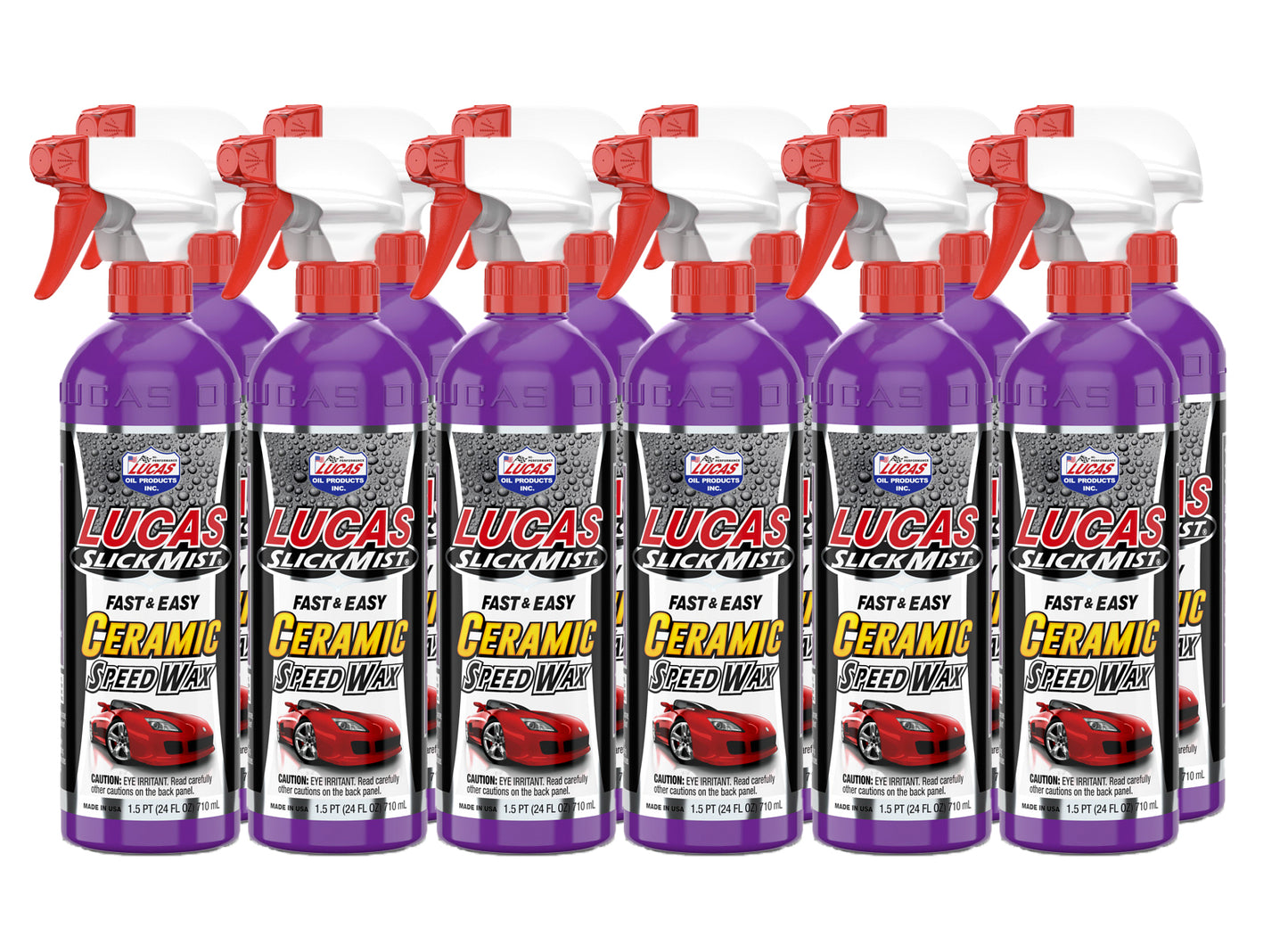 LUCAS OIL  Ceramic Speed Wax 24oz Case 6 x 24oz Bottles   LUC11294-6