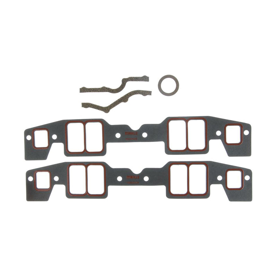 Mahle Original/Clevite Intake Gasket Set - SBC Ret-Port 1.410 x 2.500 MPN M77MS20016 For Chevy