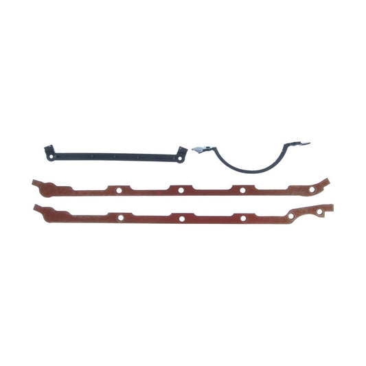 Mahle Original/Clevite Oil Pan Gasket Set - BBC Gen-4 Notched Side Rail MPN M77OS32513 For Chevy
