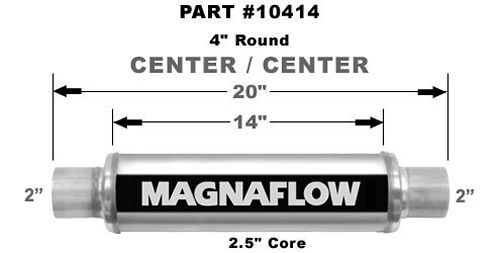 Magnaflow Perf Exhaust  Stainless Steel Muffler  -MAG10414