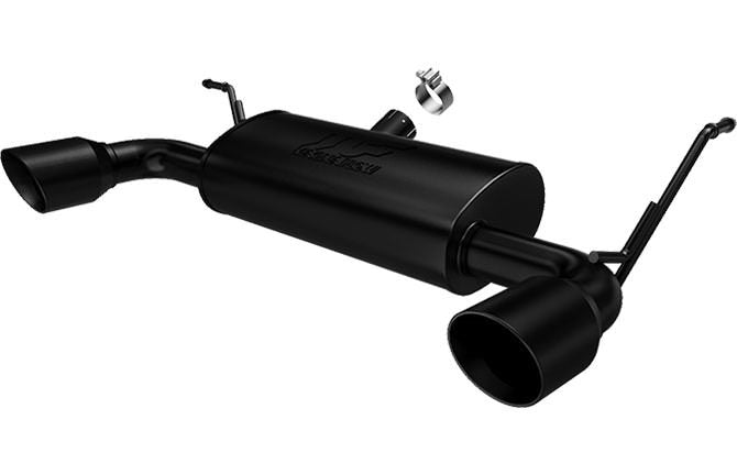 Magnaflow Perf Exhaust  07-   Wrangler 3.6L Axle Back Exhaust Black -MAG15160