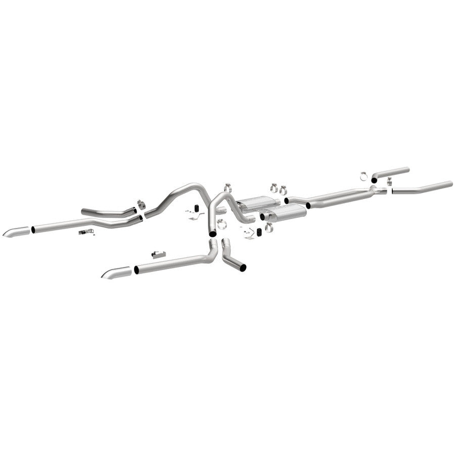 Magnaflow Perf Exhaust  65-69 Crossmember Back Exhaust System 2.5in -MAG15165