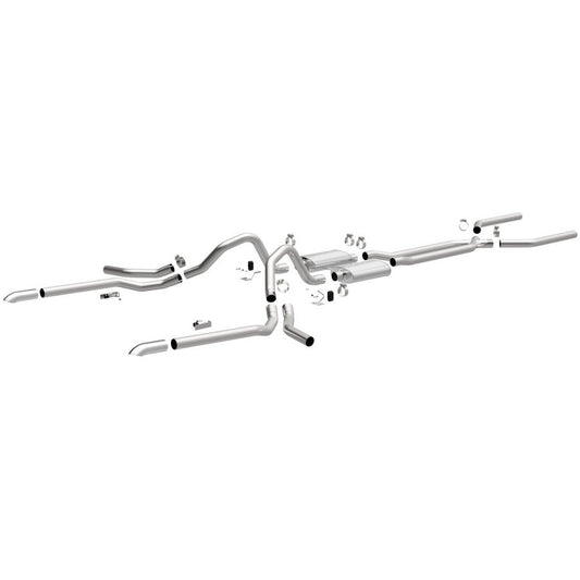 Magnaflow Perf Exhaust  65-69 Crossmember Back Exhaust System 2.5in -MAG15165