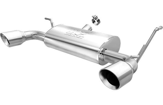 Magnaflow Perf Exhaust  07-   Wrangler 3.6L Axle Back Exhaust Polished -MAG15178