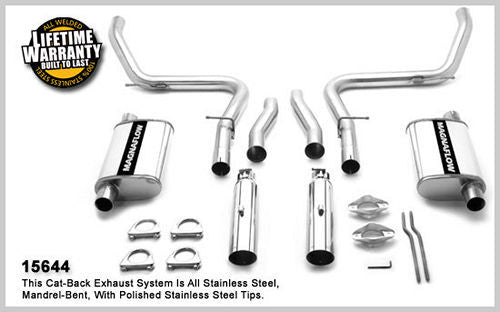 Magnaflow Perf Exhaust  99-04 Mustang Cobra 4.6L Cat Back Kit -MAG15644
