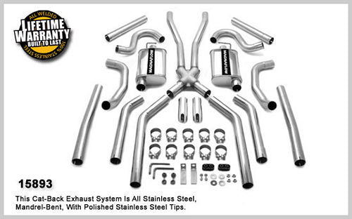 MAGNAFLOW PERF EXHAUST  64-67 GM A Body 2.5in Dual Exhaust System -MAG15893