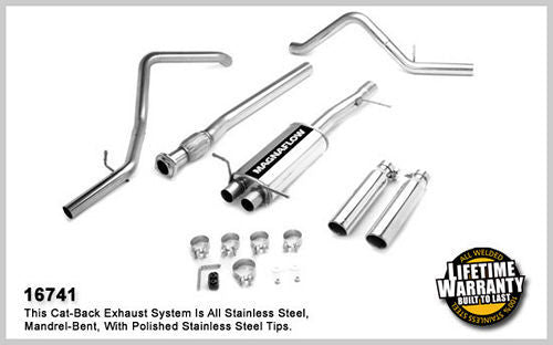 MAGNAFLOW PERF EXHAUST  07-   GM 1500 P/U V8 Gas Cat Back Kit -MAG16741