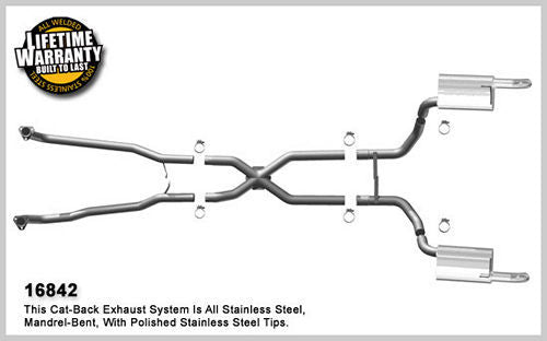 Magnaflow Perf Exhaust  68-73 Corvette 5.7L Cat Back Exhaust Kit -MAG16842