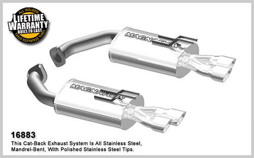 Magnaflow Perf Exhaust  Axle Back Only System 08-09 G8 GT 2.5in Dual 3 -MAG16883