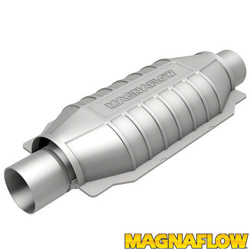 MAGNAFLOW PERF EXHAUST  SS Cat Converter Oval Universal 2.25 In/Out -MAG94005