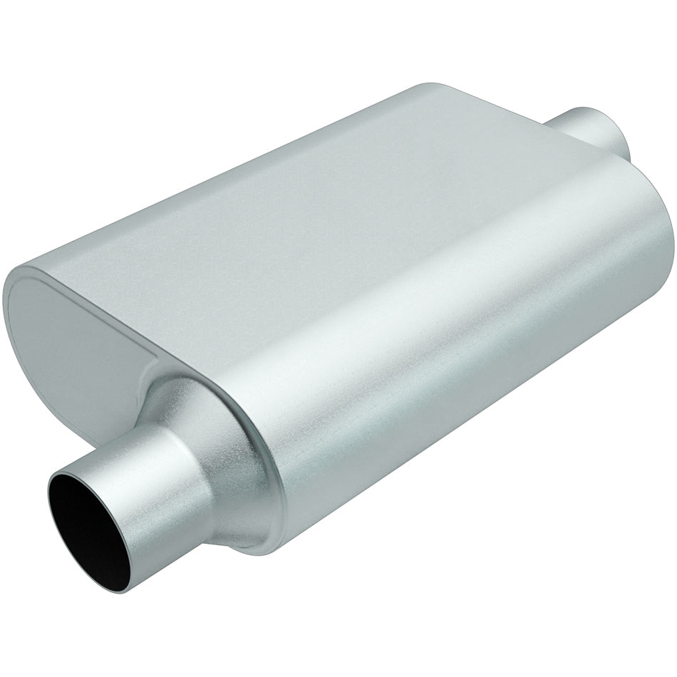 Magnaflow Perf Exhaust  Rumble Aluminizd Muffler 3in Offset In/Center Out -MAGR23041