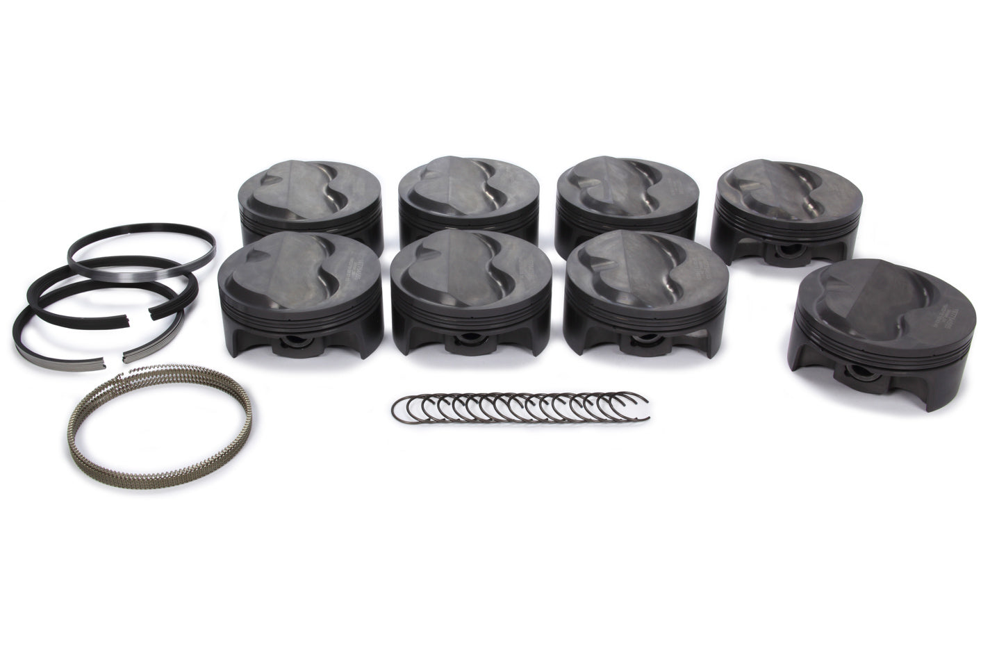 Mahle Pistons SBC PowerPak Domed Piston Set 4.165 Bore MPN MAH197754565 For Chevy