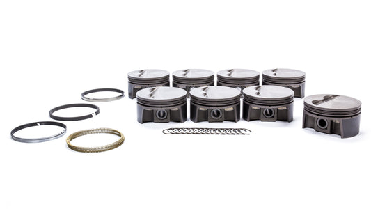 Mahle Pistons SBC PowerPak F/T Piston Set 4.040 Bore MPN MAH930200040 For Chevy