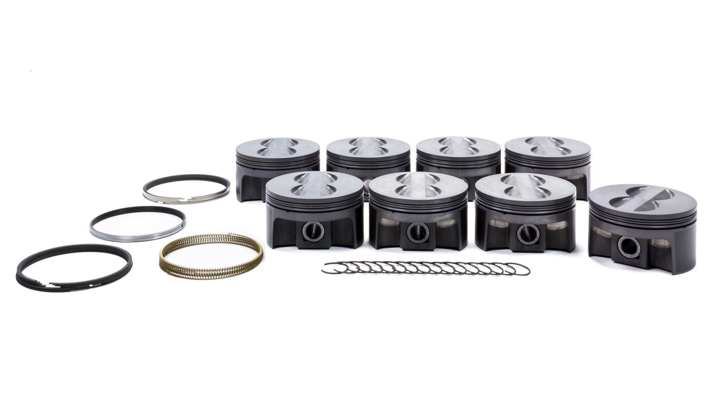 Mahle Pistons SBC PowerPak F/T Piston Set 4.040 Bore MPN MAH930203640 For Chevy