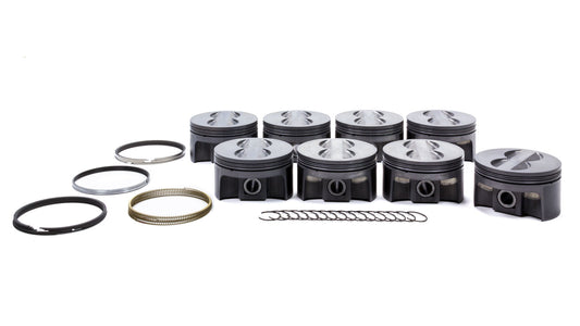 Mahle Pistons SBC PowerPak F/T Piston Set 4.040 Bore MPN MAH930203640 For Chevy
