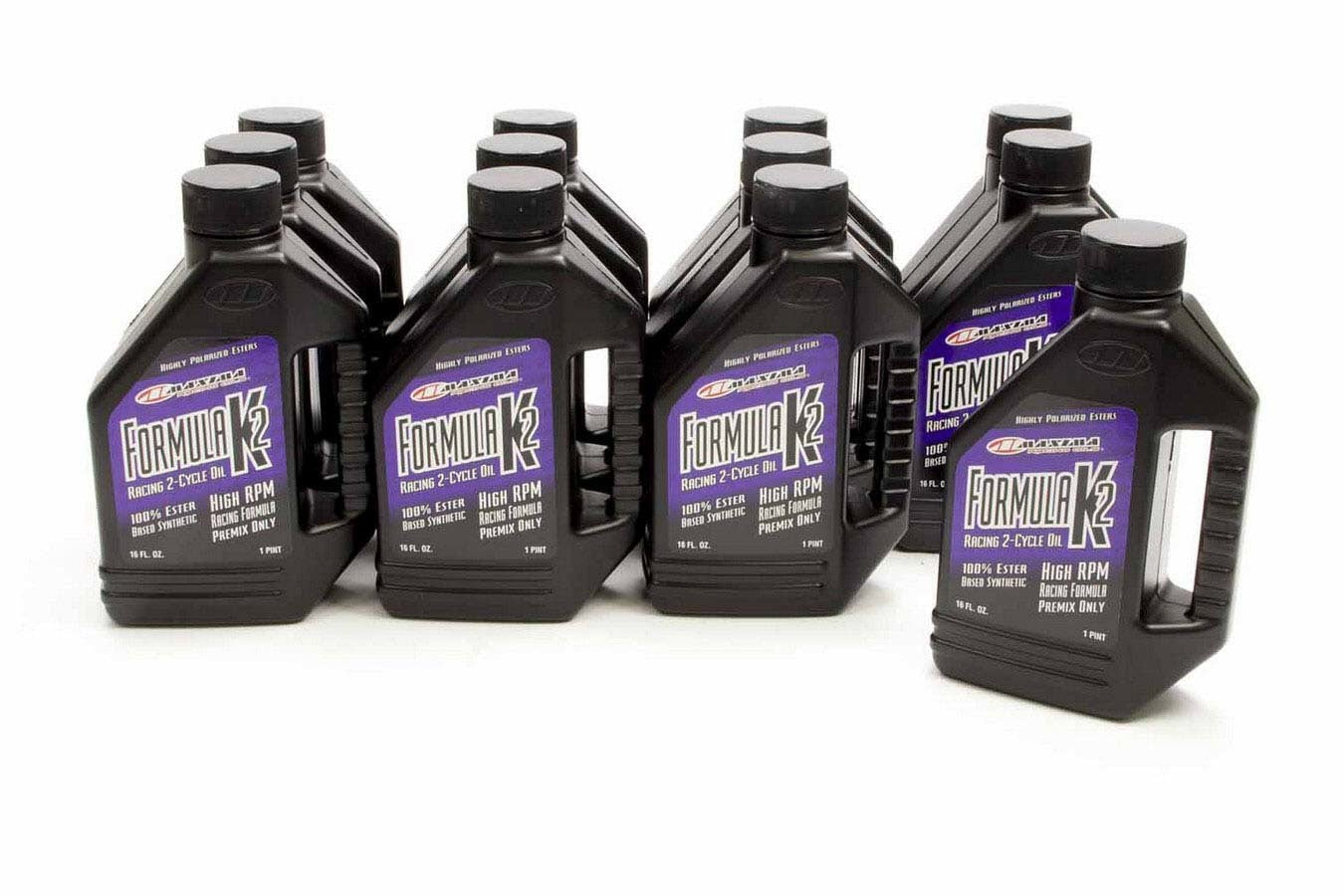 MAXIMA RACING OILS  2 Cycle Oil Case 12x16oz Formula k2  MAX22916