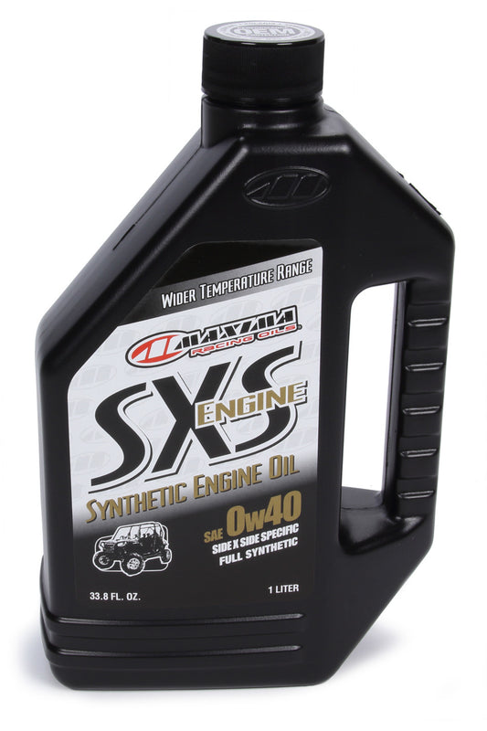 MAXIMA RACING OILS  SXS Engine Full Syntheti c 0w40 1 Liter   MAX30-12901S