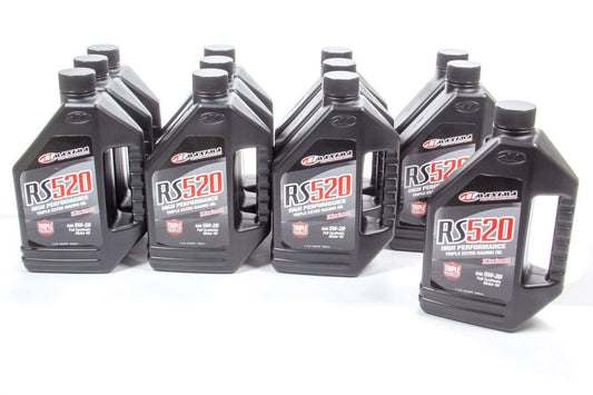 MAXIMA RACING OILS  5w20 Synthetic Oil Case 12x1 Quart RS520  MAX39-04901