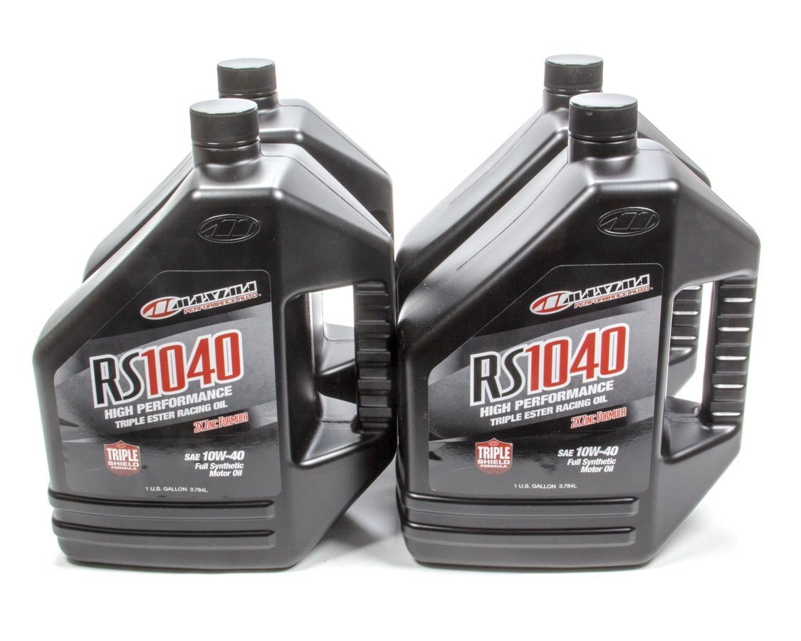 MAXIMA RACING OILS  10w40 Synthetic Oil Case 4x1 Gallon RS1040   MAX39-169128