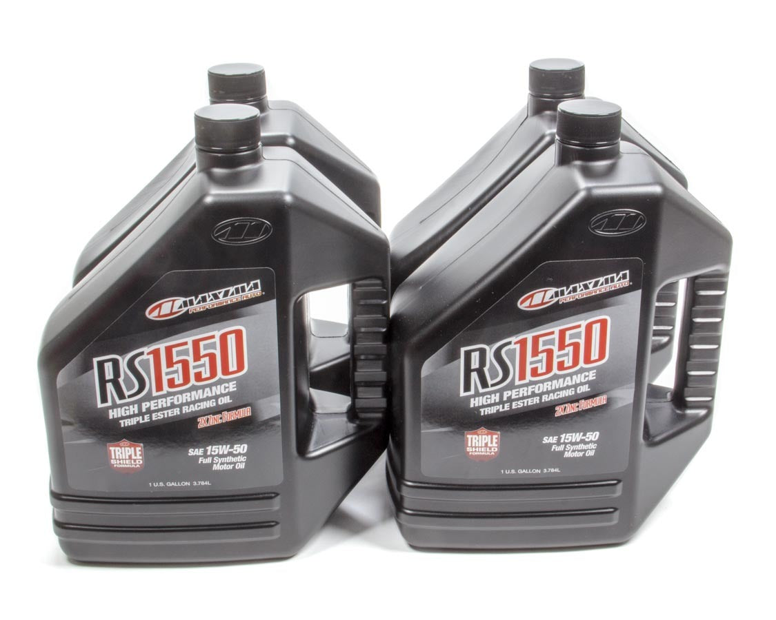 MAXIMA RACING OILS  15w50 Synthetic Oil Case 4x1 Gallon RS1550   MAX39-329128