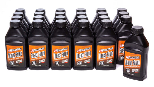 MAXIMA RACING OILS  Brake Fluid Dot 5 Case 24 x 16.9oz. Bottle   MAX80-81916