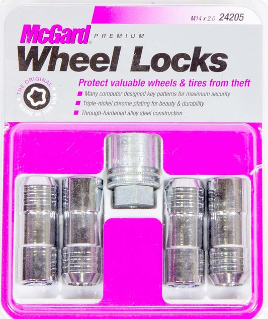 MCGARD  WHEEL LOCK 14MM x 2.0 CONICAL SEAT (4)   MCG24205