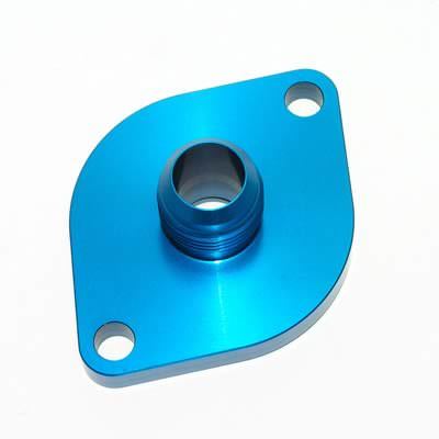 MEZIERE  -12an Male Water Neck w/O-Ring - Blue  MEZWN0912B