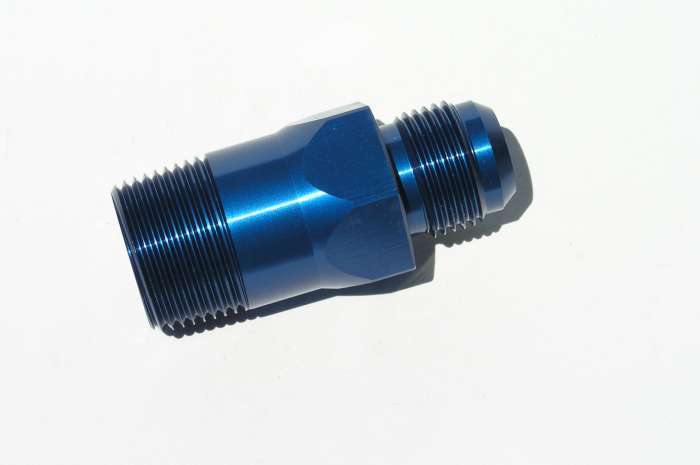 MEZIERE  #12 AN W/P Fitting - Blue  MEZWP1012B