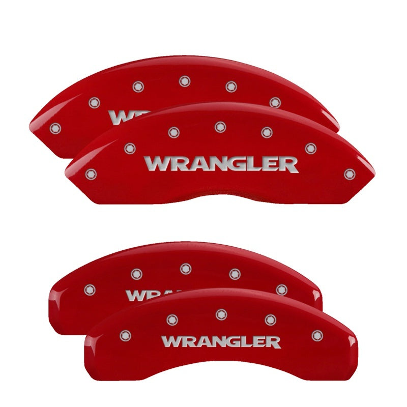 MGP CALIPER COVER  07-   Wrangler Caliper Covers Red  MGP42007SWRGRD
