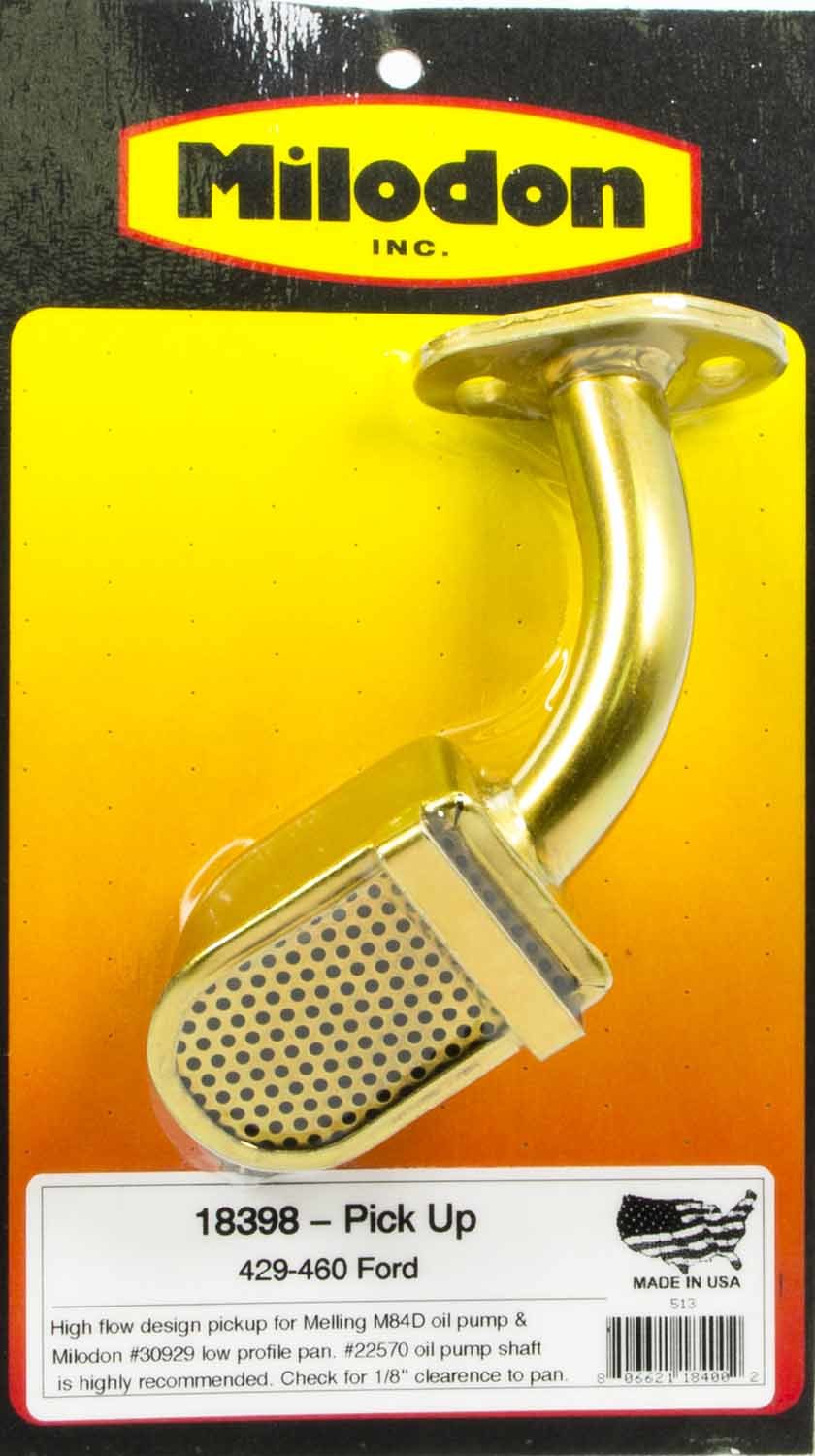 MILODON  BBF Low Profile Pick-Up for Melling Pump   MIL18398