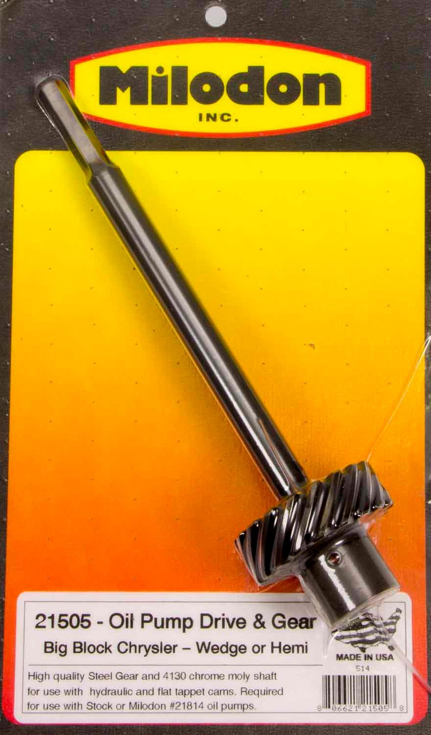 Milodon BB.Chry. Oil Pump Drive MPN MIL21505 For Mopar B / RB-Series