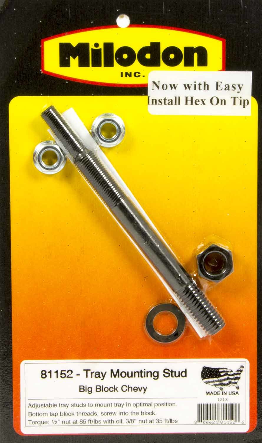 MILODON  1/2in Windage Tray Stud   MIL81152