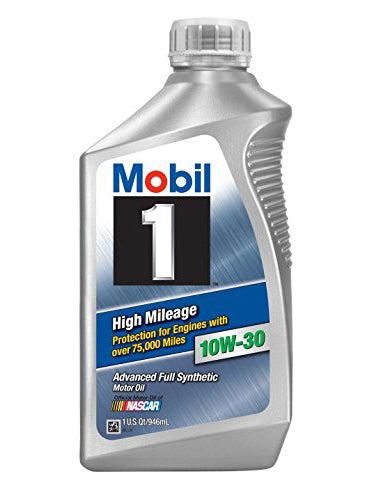 MOBIL 1  10w30 High Mileage Oil 1 Qt   MOB103535-1