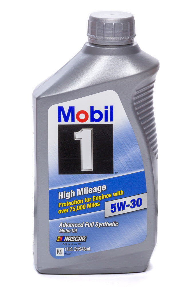 MOBIL 1  5w30 High Mileage Oil 1 Qt   MOB103767-1